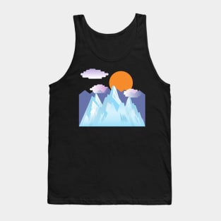 Ice Mountain Sunrise Tank Top